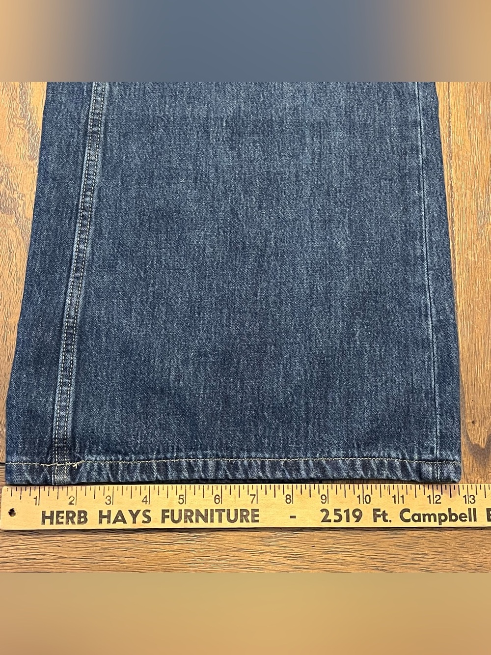 Banana Republic Slouch Straight Wide Leg Blue Jeans Womens 30 Petite - Picture 7 of 8